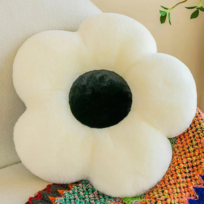 Flower Pillow Cushion | Pink Decorative Pillow for Bed & Couch