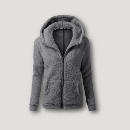 Sherpa Zip Up Fleece Hoodies Women's