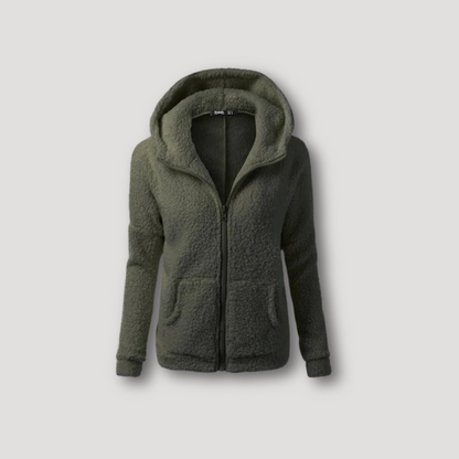 Sherpa Zip Up Fleece Hoodies Women's