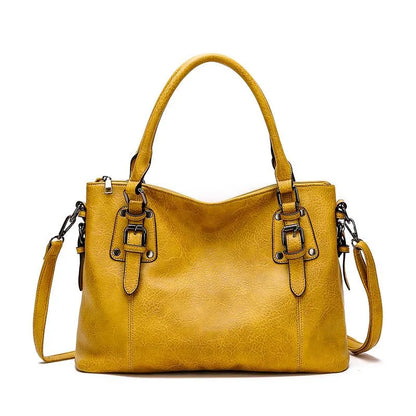 Simple Single Leather Shoulder Bag - Swiss Craftsmanship
