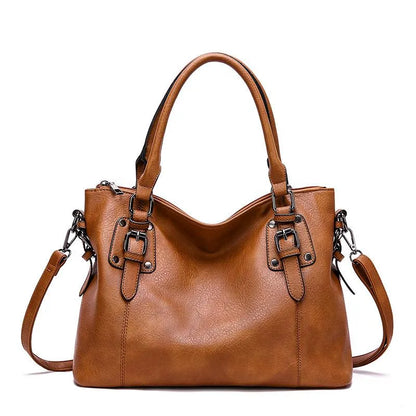 Simple Single Leather Shoulder Bag - Swiss Craftsmanship