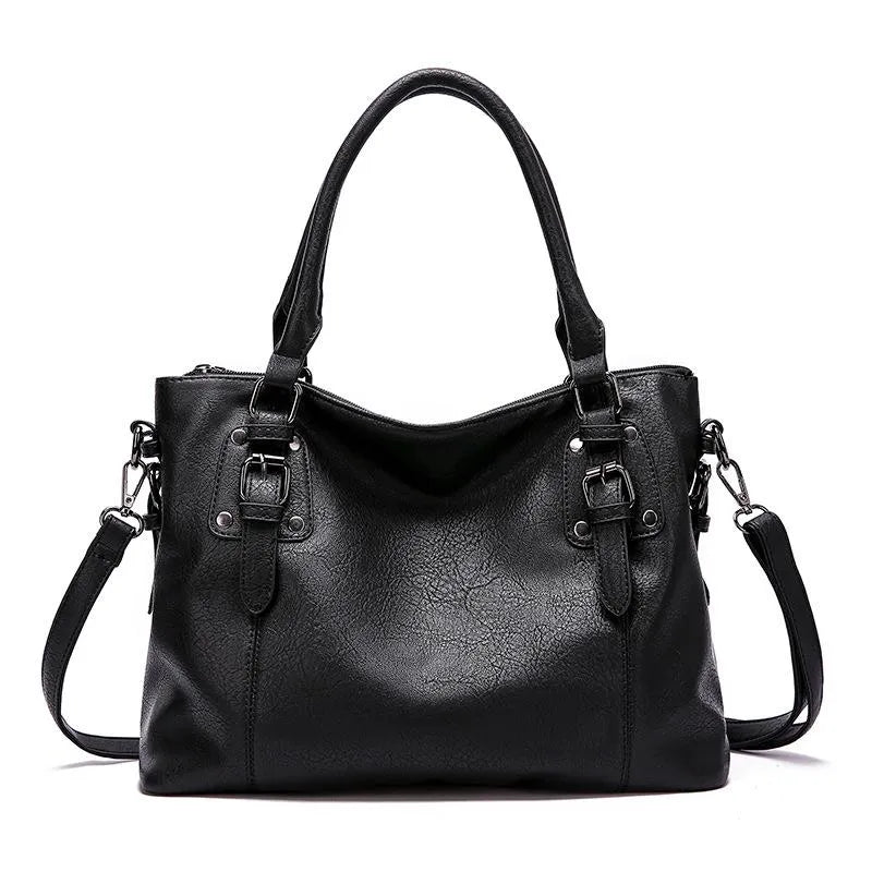 Simple Single Leather Shoulder Bag - Swiss Craftsmanship