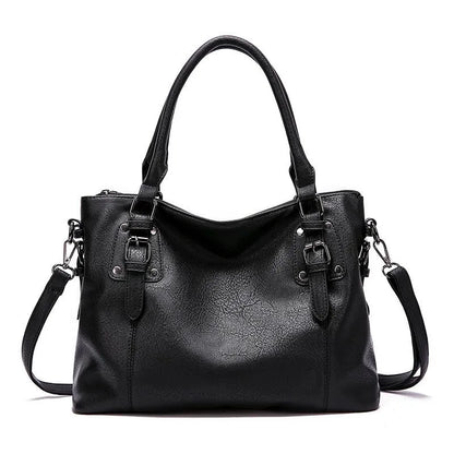 Simple Single Leather Shoulder Bag - Swiss Craftsmanship