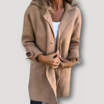 Casual Womens Wool Cardigan Coat