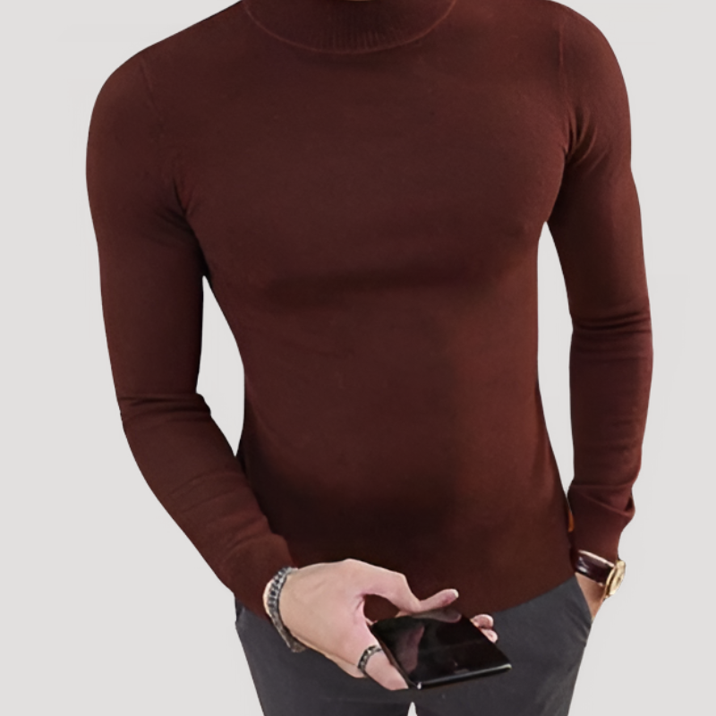 Turtleneck Slim Fit Long Sleeve Sweater in Australia