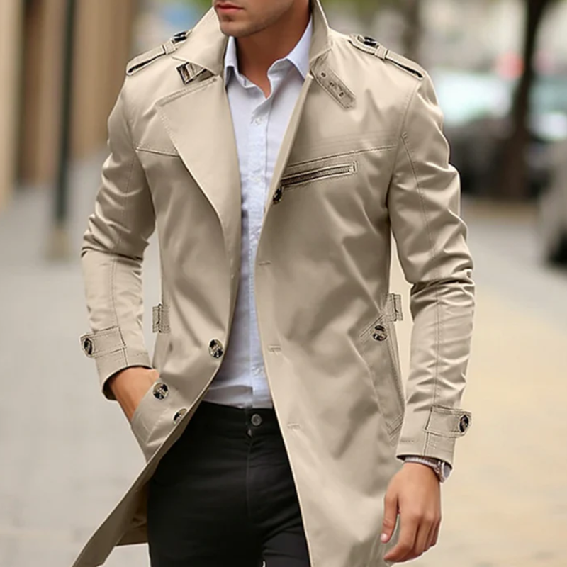 Old Money Waterproof Trench Coat Coat for Men