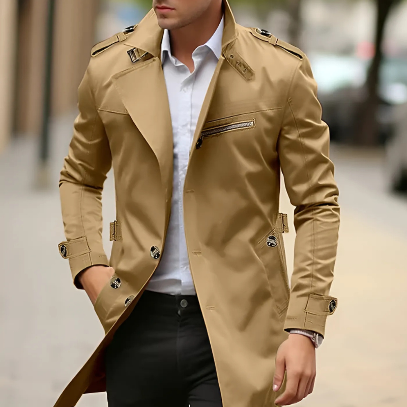 Old Money Waterproof Trench Coat Coat for Men