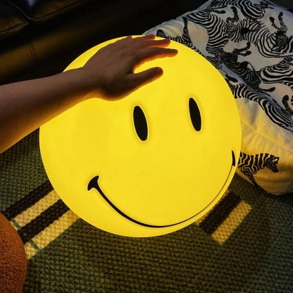 Smiley Style Table Lamp - Plastic Material - Led Bulb