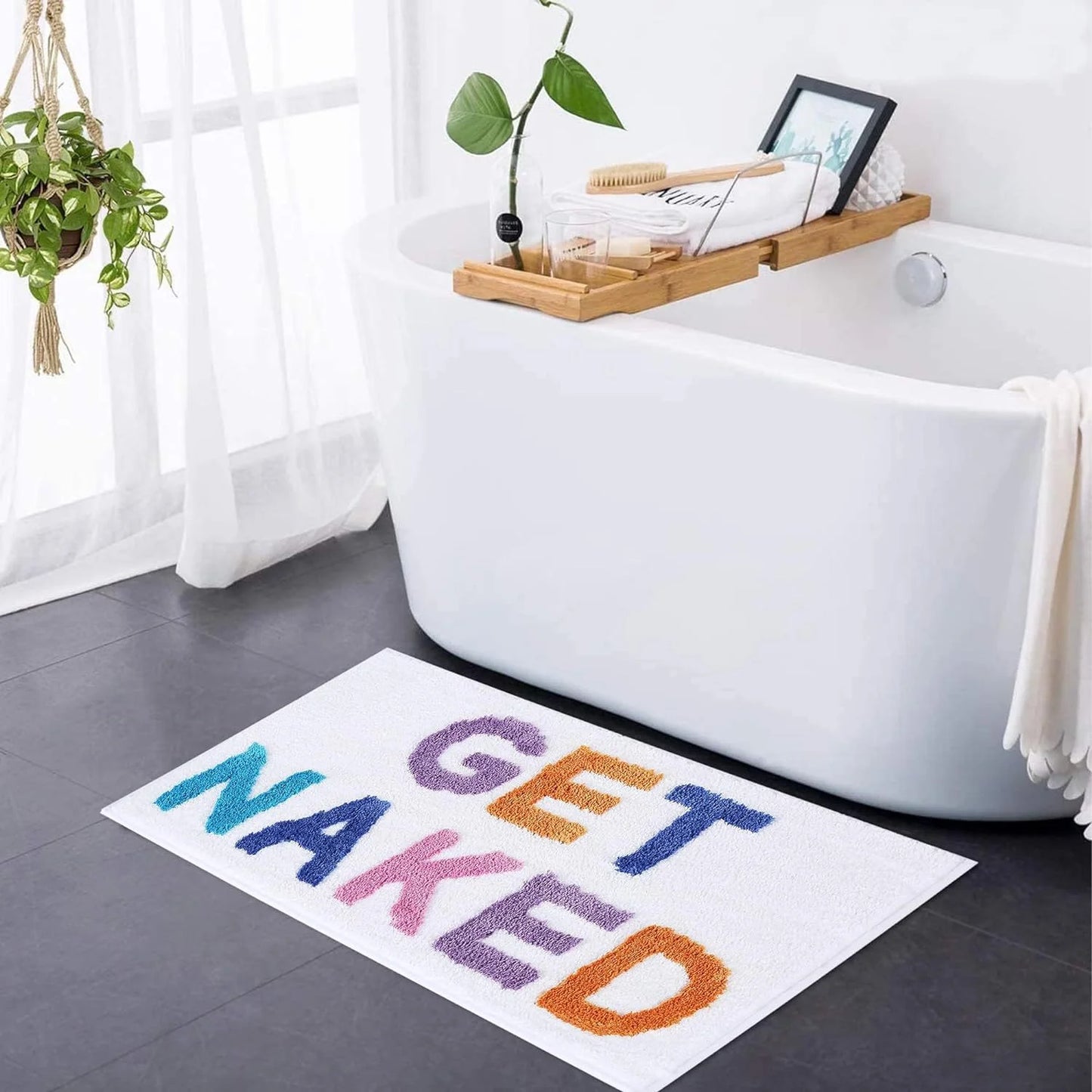 Soft Tufted Bath Mat - Slip-Resistant - Perfect Design