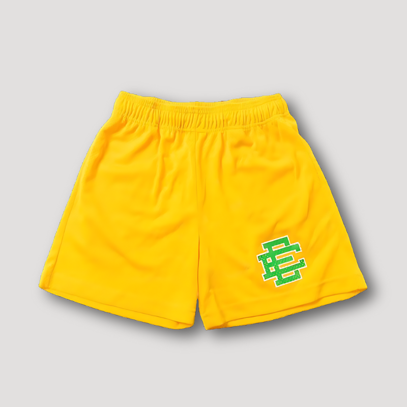 Solid Color Sporty Beach Mesh Summer Shorts