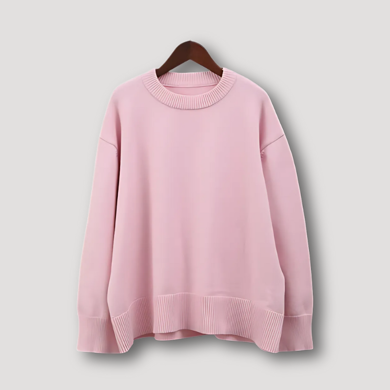 Soft Pink Oversized Sweatshirt Ladies