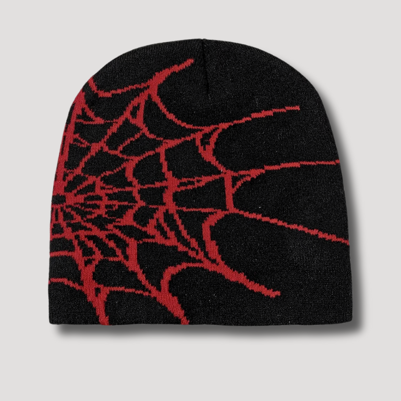 Spider Web Beanie Cap For Men