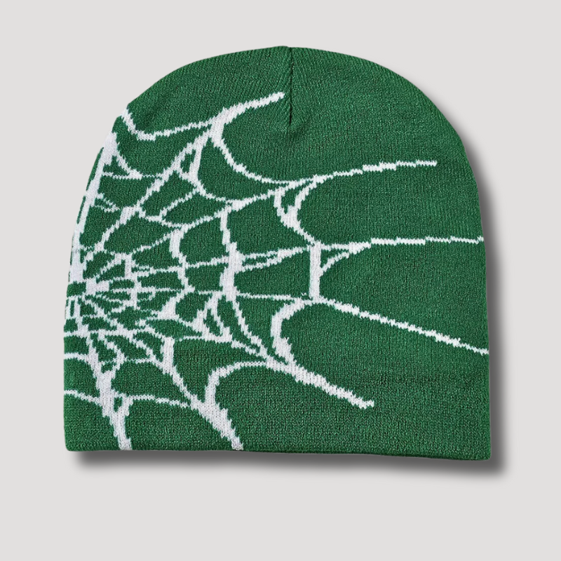 Spider Web Beanie Cap For Men