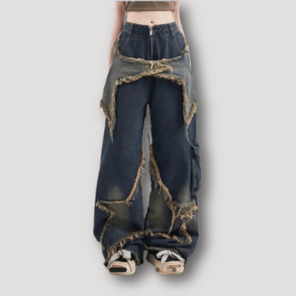 Big Star Patchwork Cargo Baggy Pants