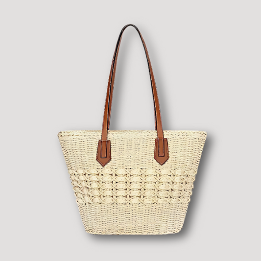 Eco-friendly Braided Straw Beach Handbag Tote Bag