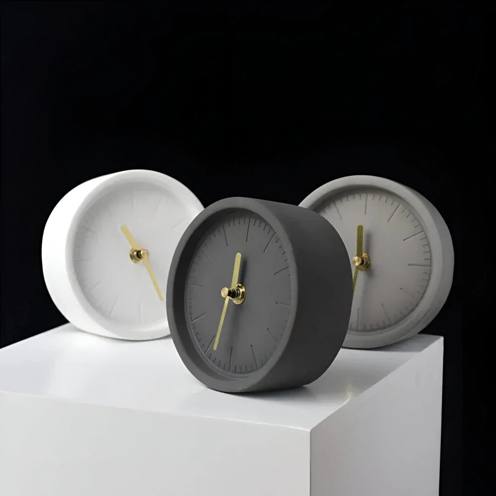 Style Display Clock - Modern Elegance - Clean Aesthetic