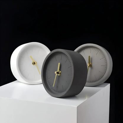 Style Display Clock - Modern Elegance - Clean Aesthetic