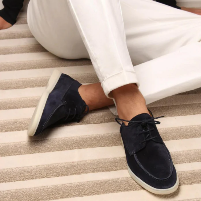 Casual Suede Lace Up Moccasins Loafers for Men Australia