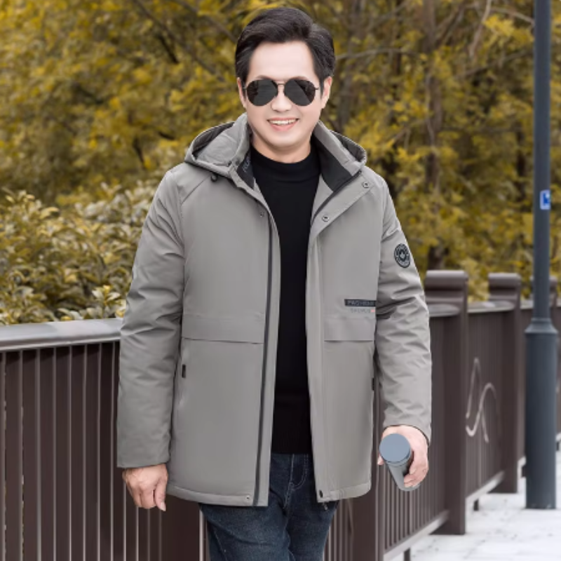 Casual Hooded Mens Winter Coat Australia