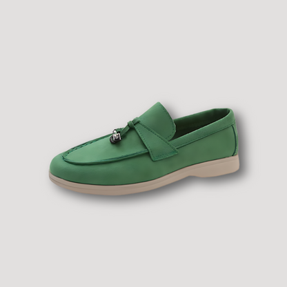 Suede Loafers Non Slip Flat Shoes Women