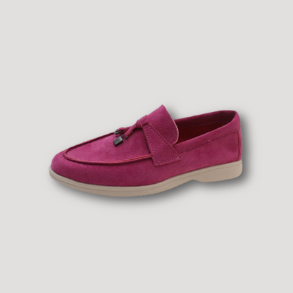 Suede Loafers Non Slip Flat Shoes Women