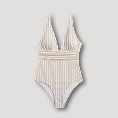 Striped Swimsuit One Piece Swimwear Australia