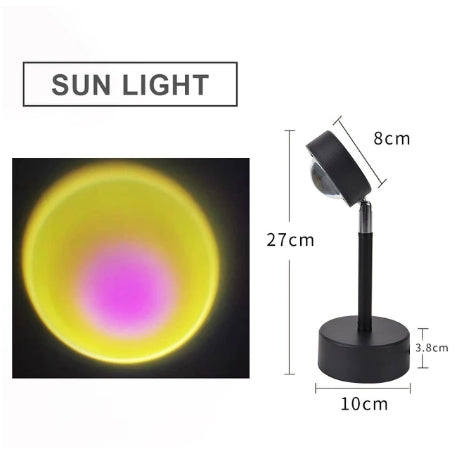Sunset Projector Lamp - LED - USB Power Supply