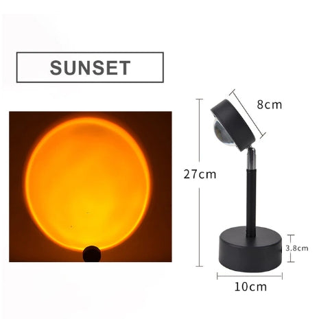 Sunset Projector Lamp - LED - USB Power Supply