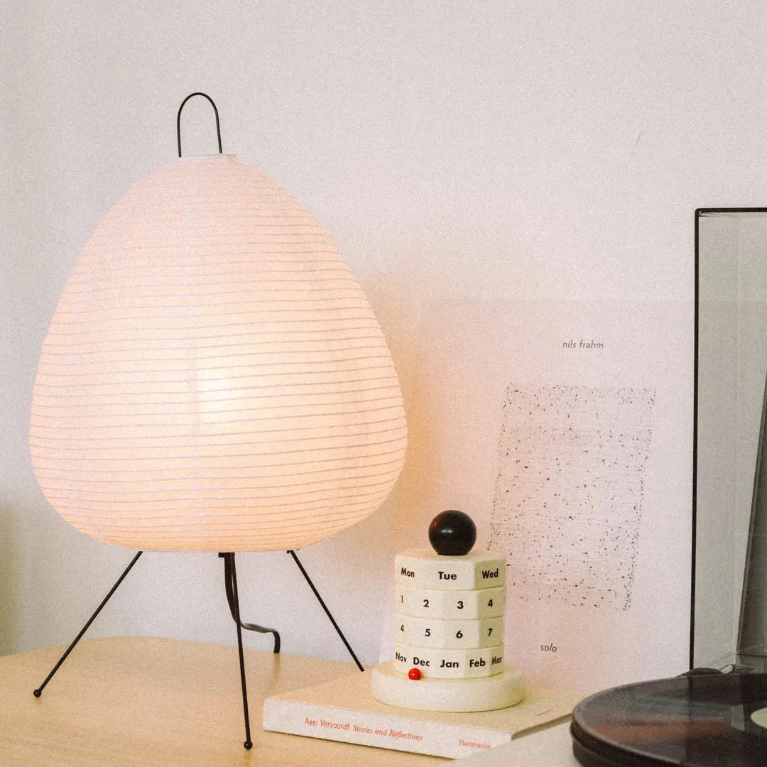 Table Paper Lantern Lamp Shade - Minimalist Design - Mood Enhancement