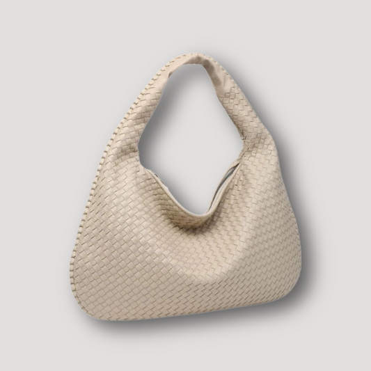 Casual Handbags Woven Hobo Bag Leather