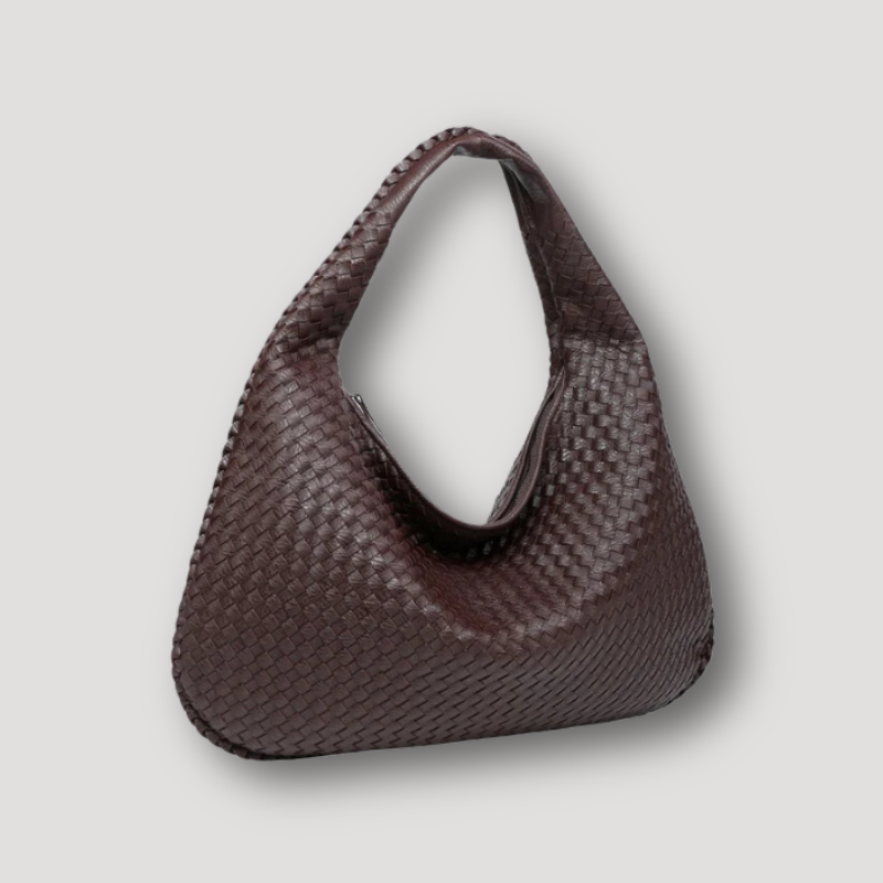 Casual Handbags Woven Hobo Bag Leather