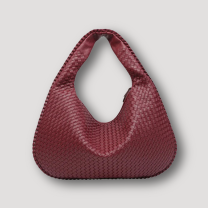 Casual Handbags Woven Hobo Bag Leather