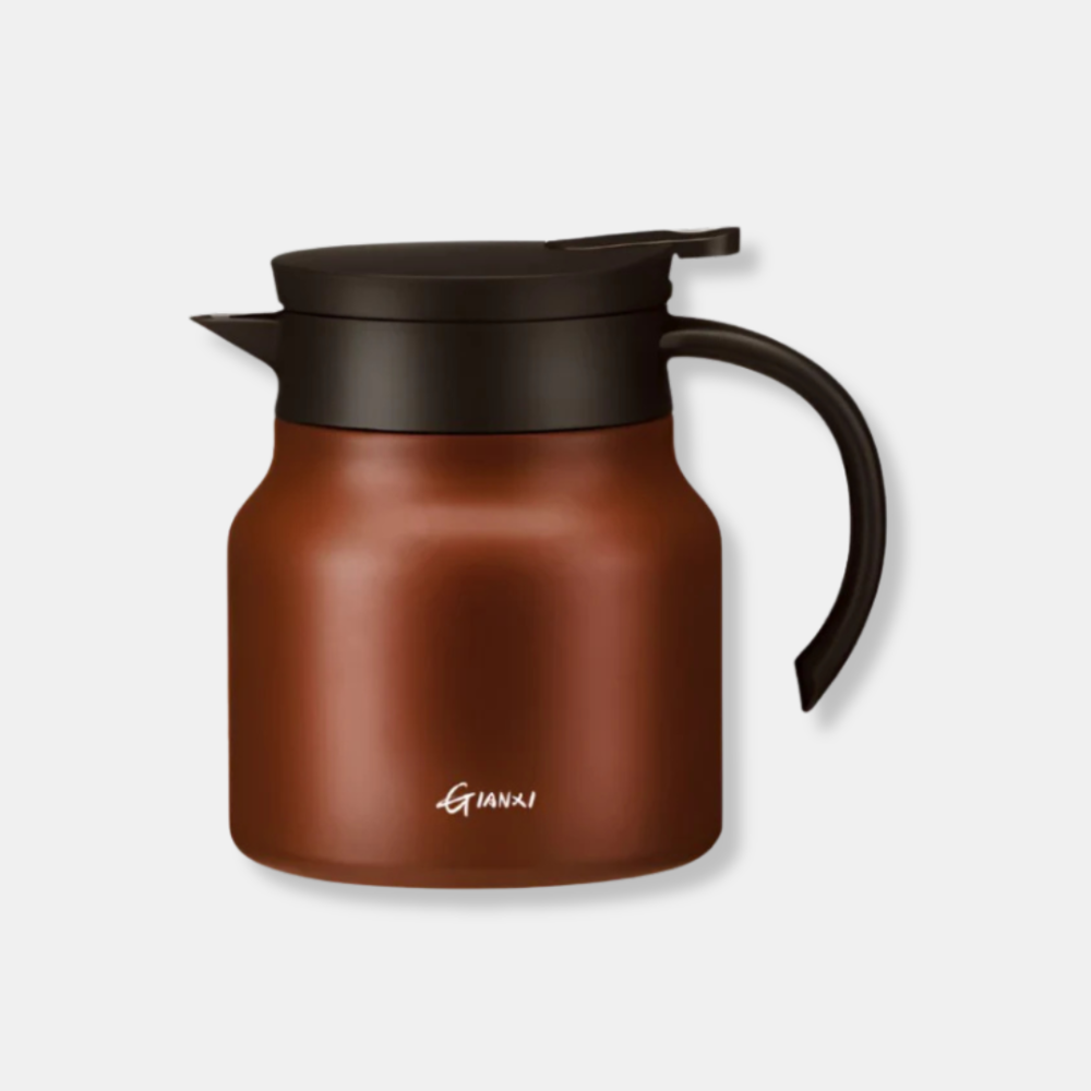 Thermal Insulated Tea Pot - Built In Infuser - 800ml Capacity - Stainless Steel