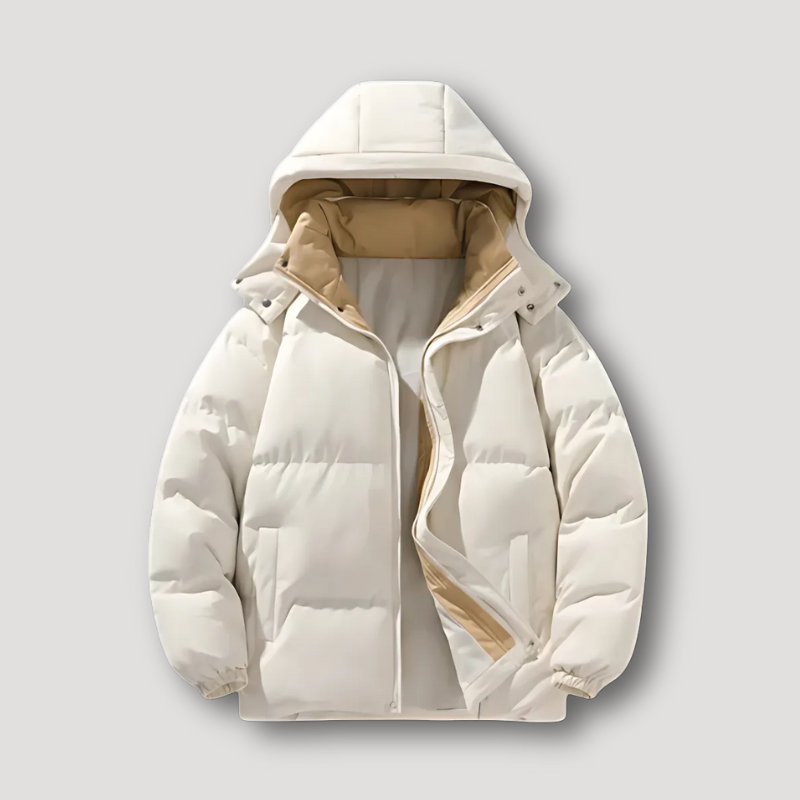 Casual Insulated Hooded Puffer Jacket