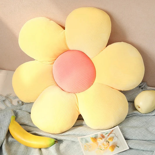 Throw Flower Style Pillow - Soft Fabric - Easy To Clean
