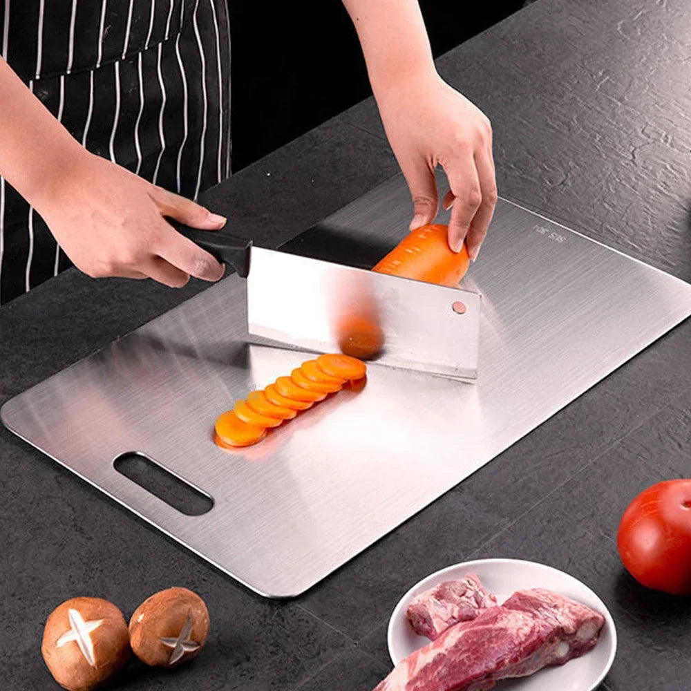 Titanium Cutting Board - Antibacterial - Non Toxic - Odor Resistant