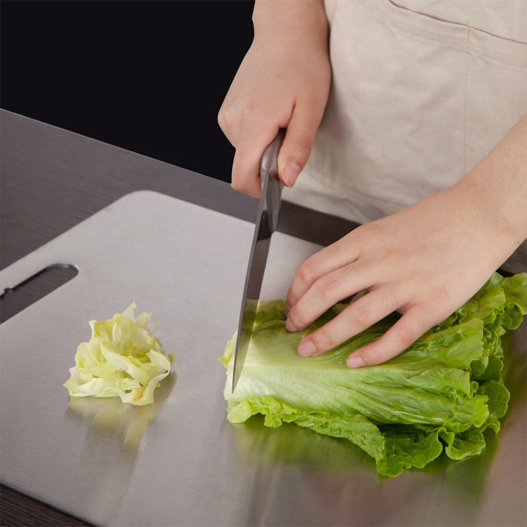 Titanium Cutting Board - Antibacterial - Non Toxic - Odor Resistant