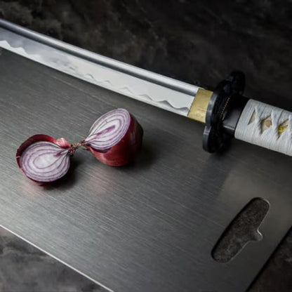 Titanium Cutting Board - Antibacterial - Non Toxic - Odor Resistant