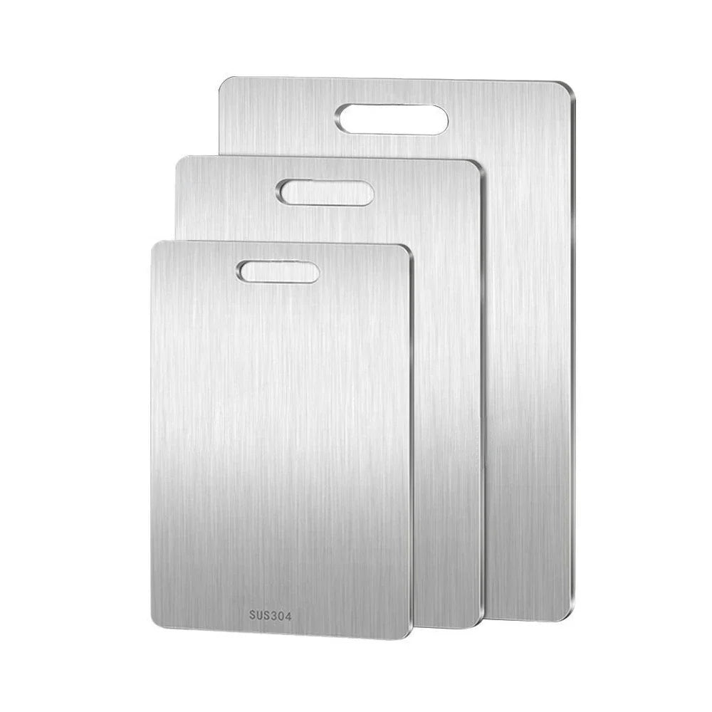 Titanium Cutting Board - Antibacterial - Non Toxic - Odor Resistant