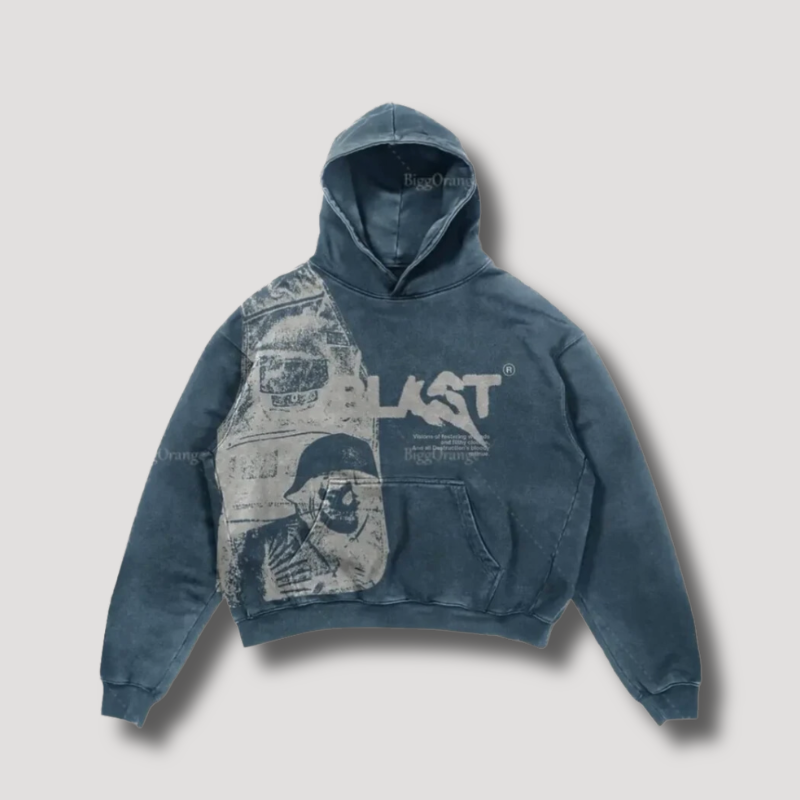 Y2k Streetwear Anime Hoodie | Blast