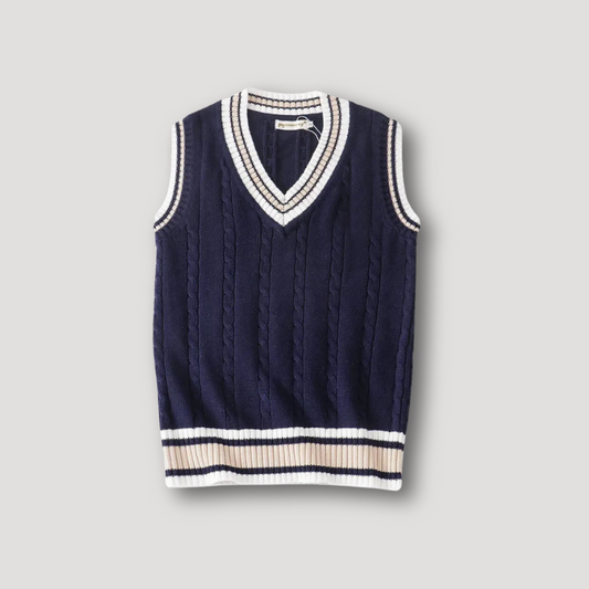 Cable Knit Vest Men's