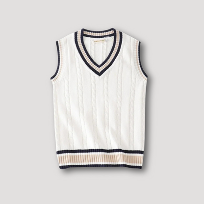 Cable Knit Vest Men's