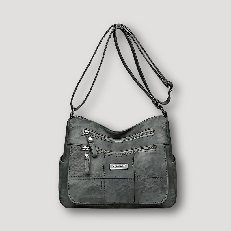 Women's Plaid Matte Canvas Cross body Messenger Bag