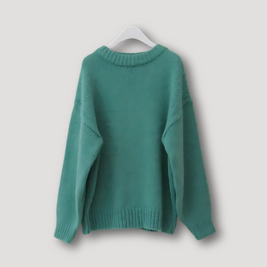 Dropped Shoulder Oversized Knitwear Sweater Women's