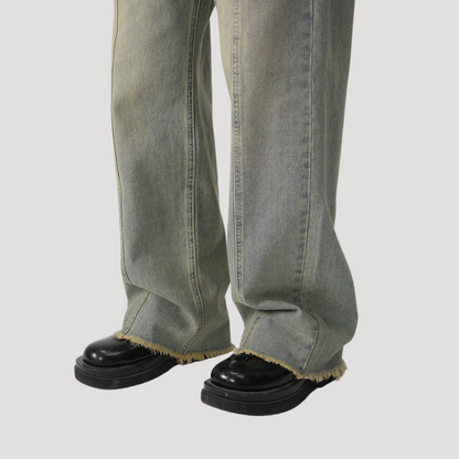 Vintage Mid Rise Jeans for Men Jeans