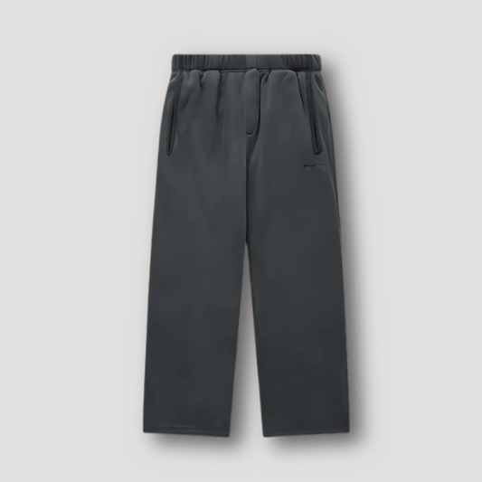 Straight Leg Fleece Pants for Men