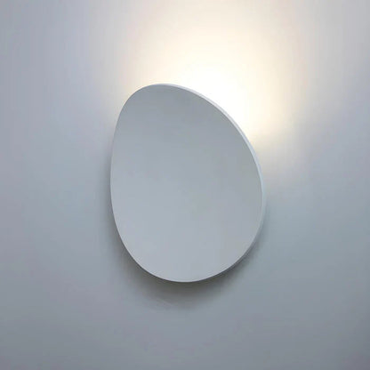 White-Curved Round Style Wall Light - Integrated Led - Authentic Design