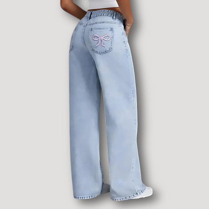 Women's High Waisted Wide Leg Jeans