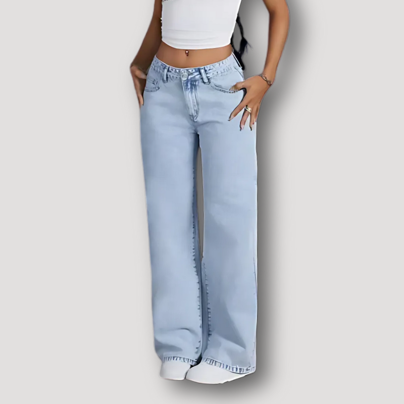 Women's High Waisted Wide Leg Jeans