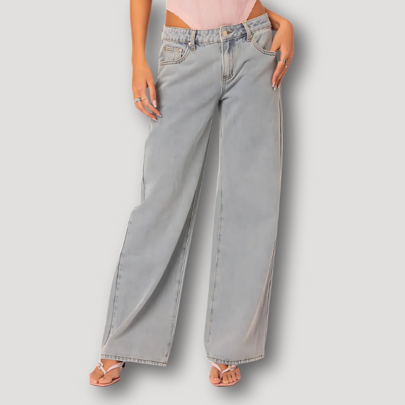 Women's High Waisted Wide Leg Jeans